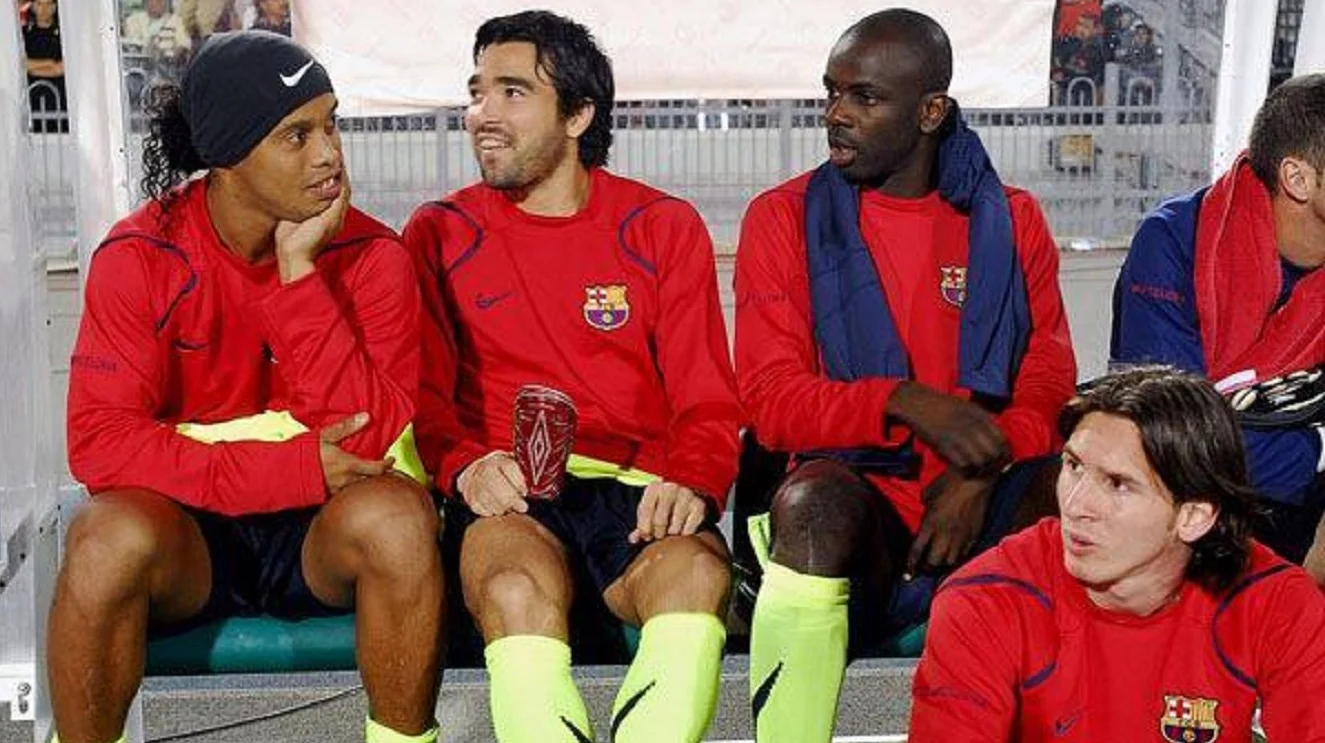 Роналдінью, Деку, Тюрам, Мессі / Фото Барселона