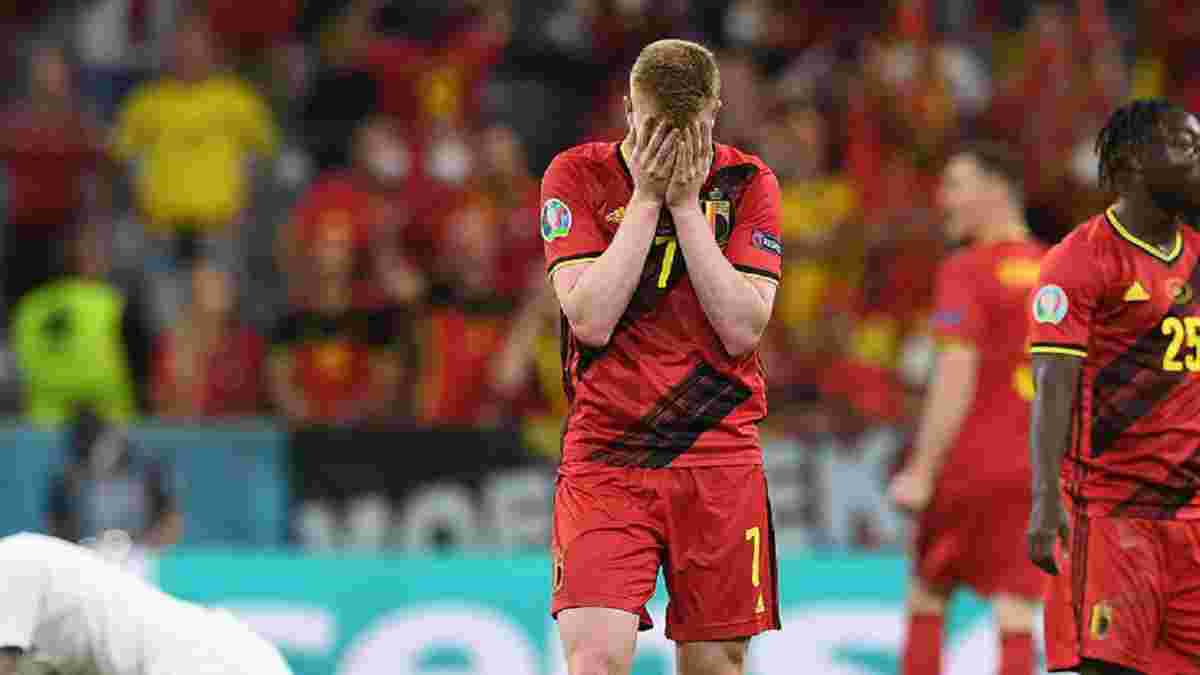 "Для нас це ганьба": де Брюйне не стримував емоцій після поразки від Італії