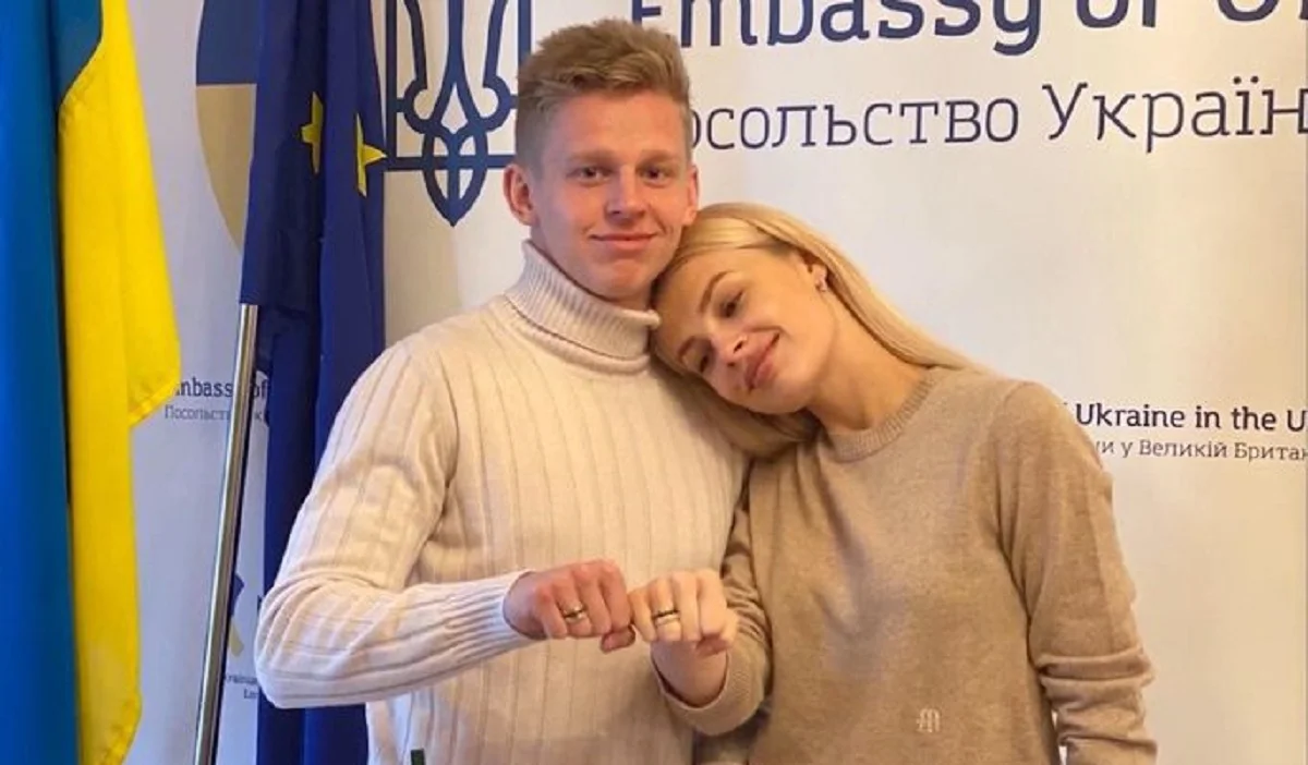 Олександр Зінченко з дружиною / Фото з соцмереж