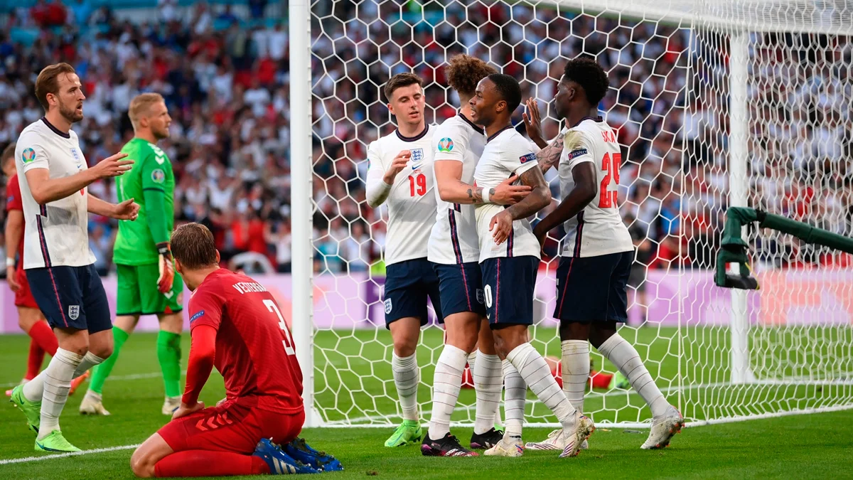 Англия – Дания: отчёт полуфинала Евро-2020