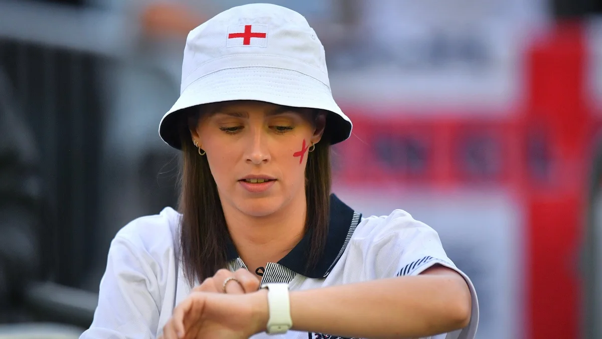 болельщица сборной Англии / фото: УЕФА