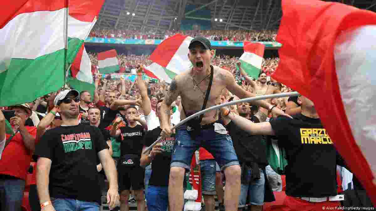УЄФА покарав збірну Угорщини за гомофобні банери фанатів на Євро-2020