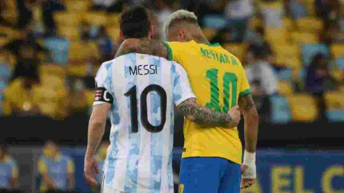 Мессі зупинив спробу принизити збірну Бразилії – відео благородного вчинку капітана аргентинців