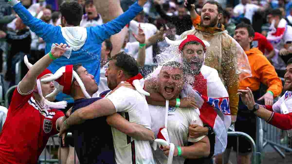 УЄФА відреагував на свавілля англійських фанатів після фіналу Євро-2020