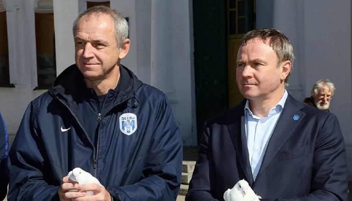 Олександр Рябоконь і Володимир Левін / ФК Десна