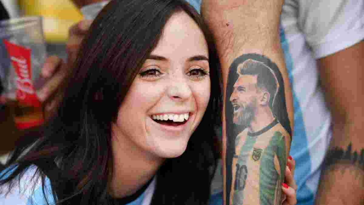 Аргентинский фанат сделал тату с именами всех триумфаторов Копа Америка-2021