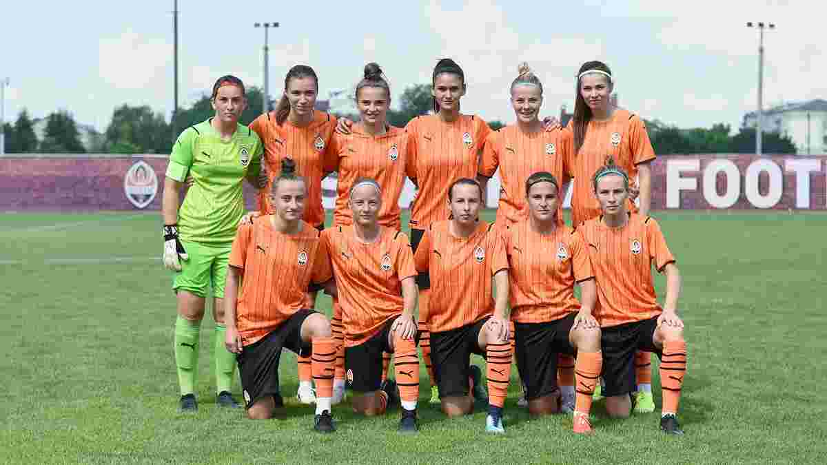 Жіноча команда Шахтаря виграла з рахунком 16:0 дебютний матч у своїй історії – відео погрому