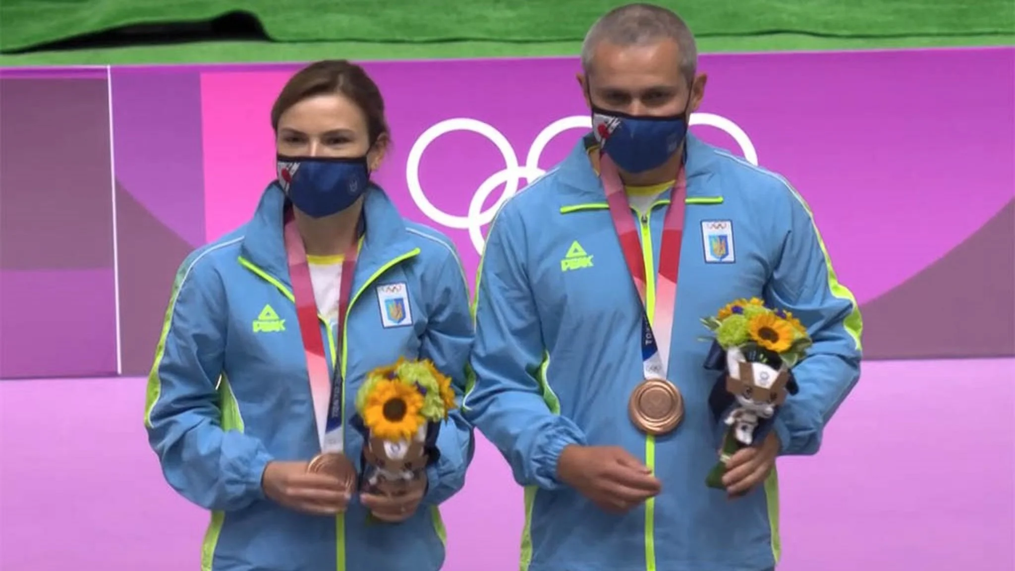 Олена Костевич і Олег Омельчук / Фото НОК