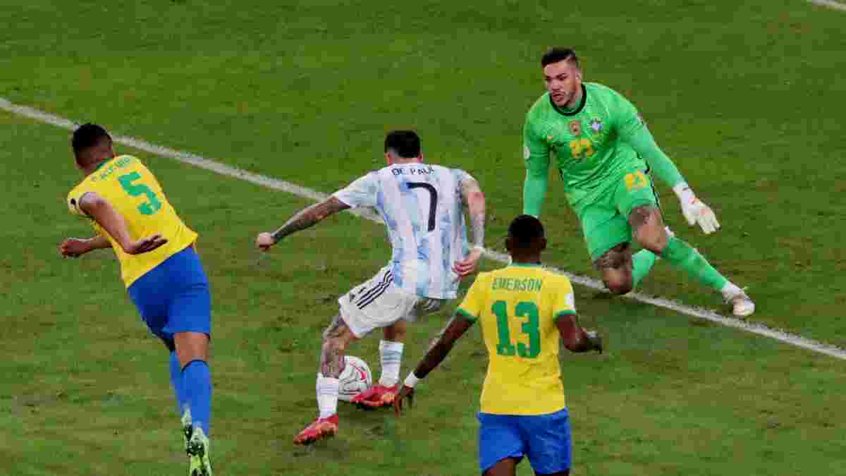 Бразилия потроллила аргентинцев за вылет с Олимпиады-2020 – Де Пауль попытался "вернуть" пентакампеонов на колени