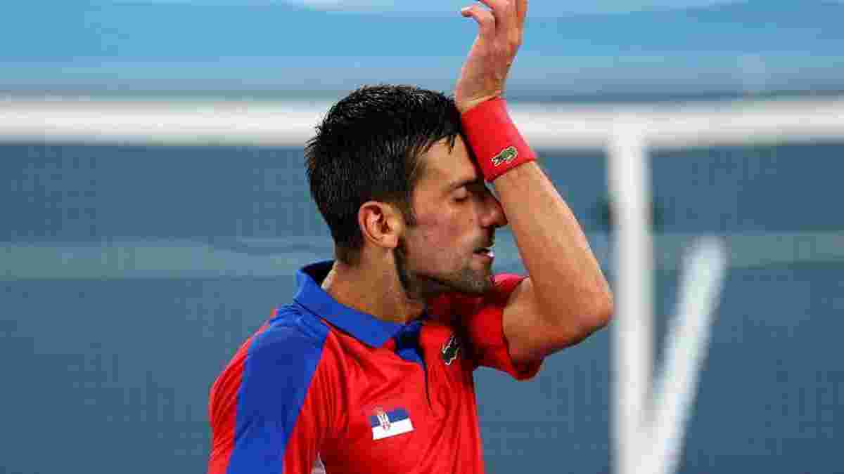 Джокович сенсационно уступил в полуфинале Олимпиады – серб находился в шаге от исторического рекорда