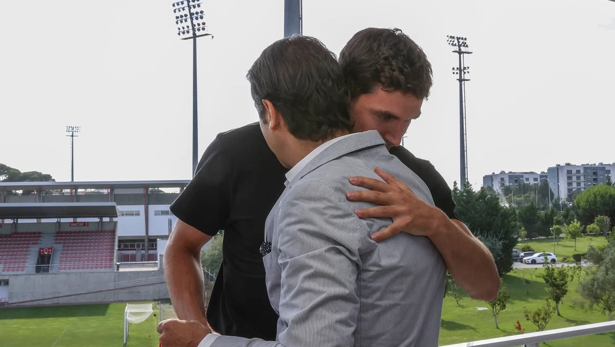 Роман Яремчук и Руй Кошта / Twitter Бенфики