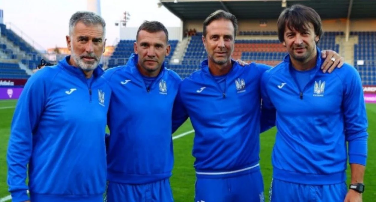 Тассотті, Шевченко, Малдера та Шовковський / фото: УАФ