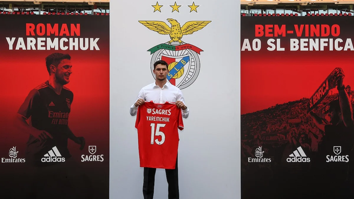 Роман Яремчук не сыграет с россиянами / Twitter Бенфики