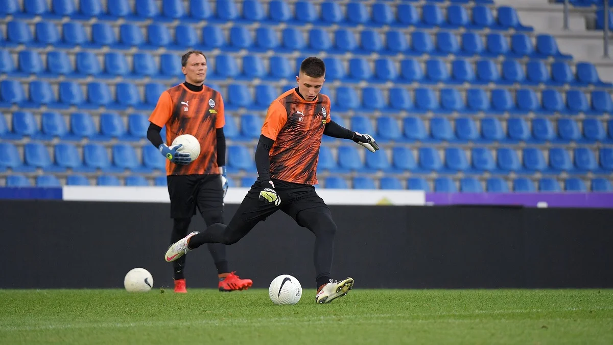 Пятов и Трубин на тренировке / Facebook Шахтера