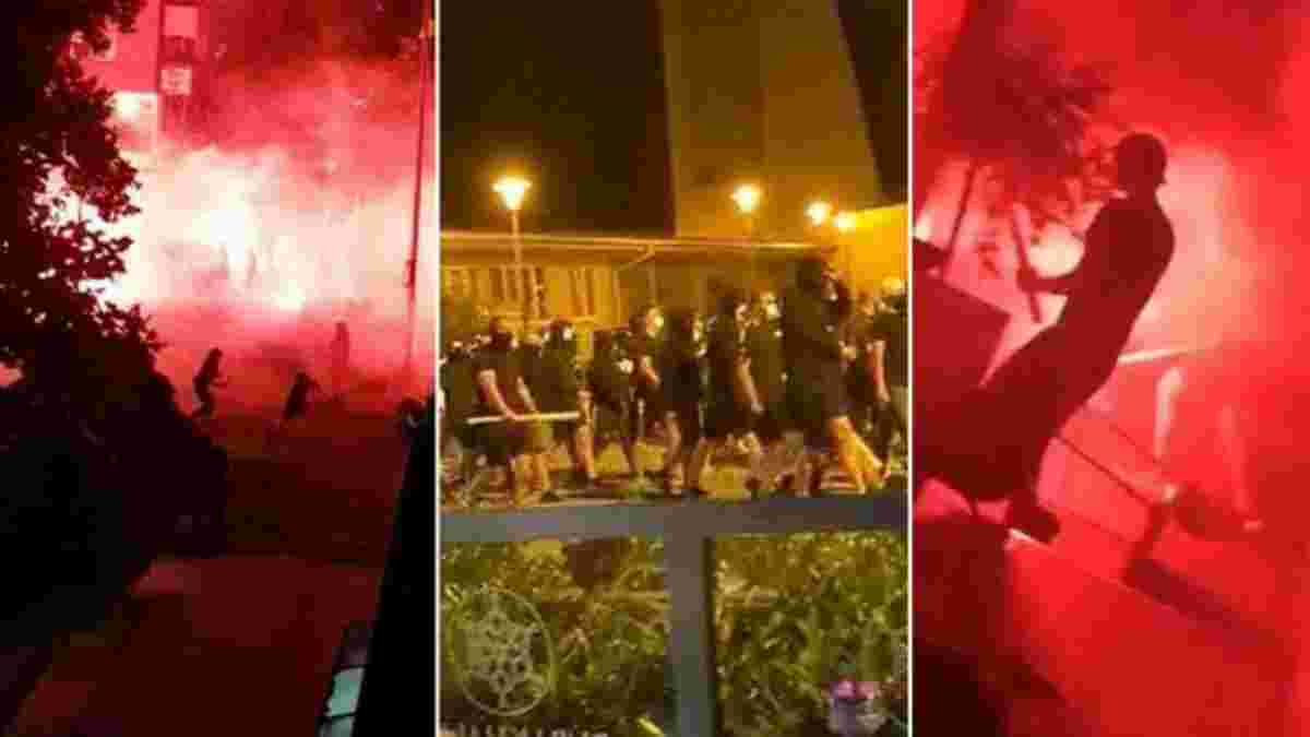 Фанати Легії та Динамо Загреб влаштували вогняну сутичку у Хорватії – пекельне відео