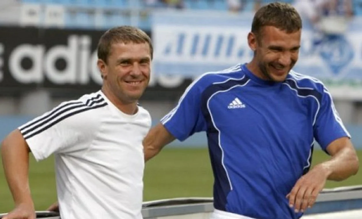 Сергій Ребров та Андрій Шевченко / Фото Динамо