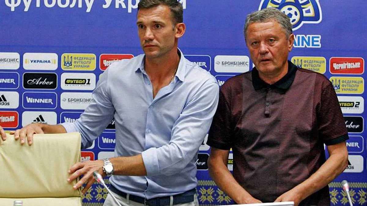 Андрій Шевченко та Мирон Маркевич / Фото УАФ