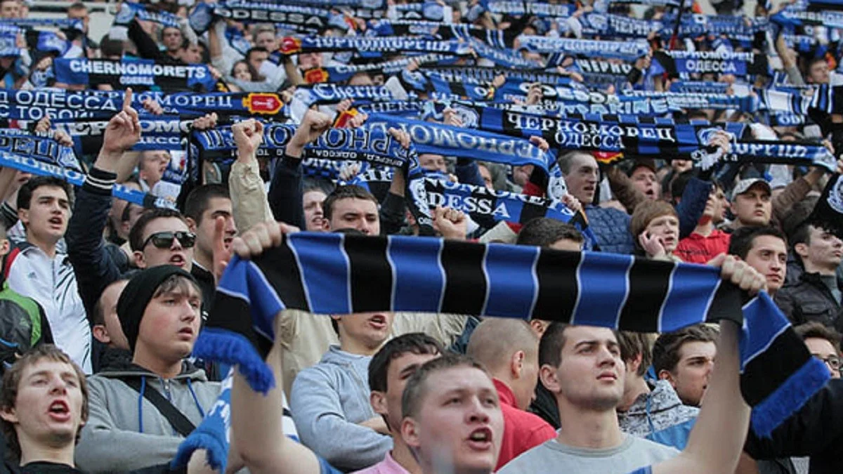 Фанаты Черноморца / фото из открытых источников