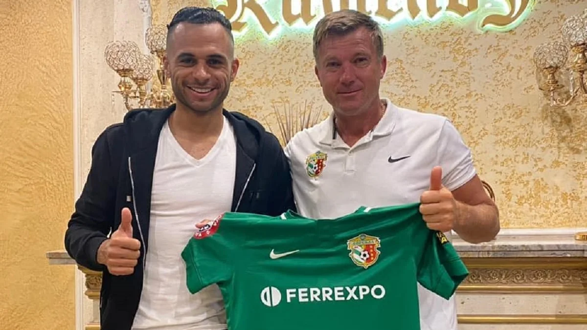 Есеола та Максимов / фото: Ворскла