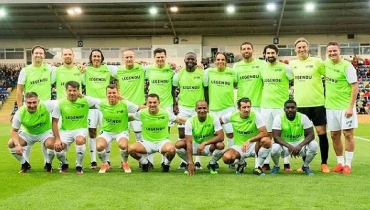 Збірна світових легенд футболу / Фото з соцмереж