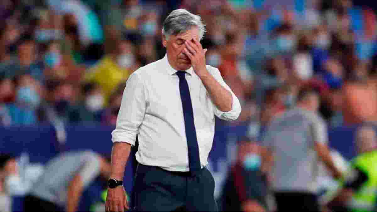"Залишився гіркий присмак": Анчелотті відзначив причини невдачі Реала у матчі з Леванте