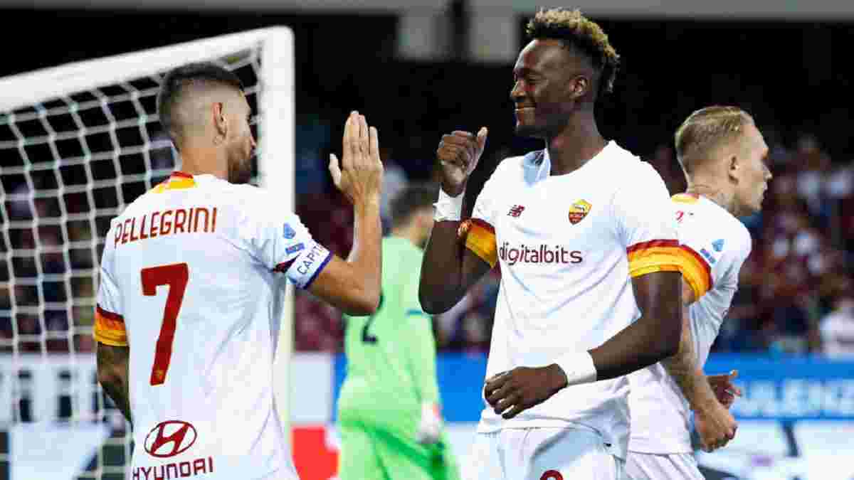 Шедевр капітана і класний дебютний гол Абрахама у відеоогляді матчу Салернітана – Рома – 0:4