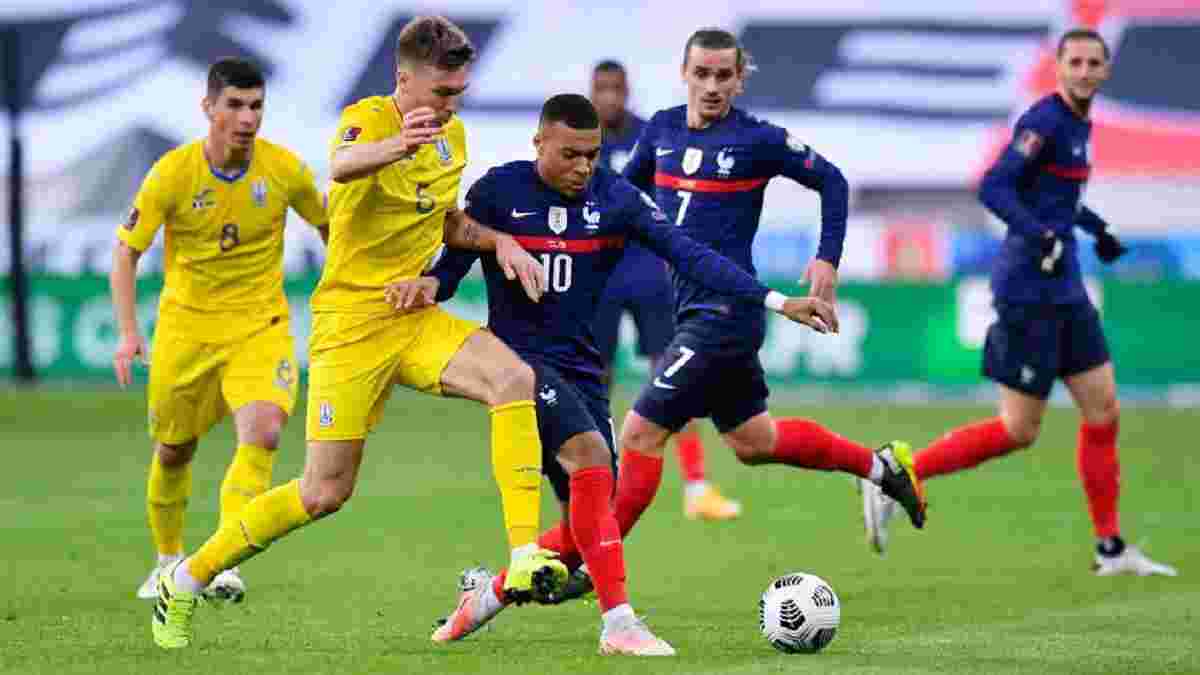 Україна – Франція: де дивитися матч відбору ЧС-2022