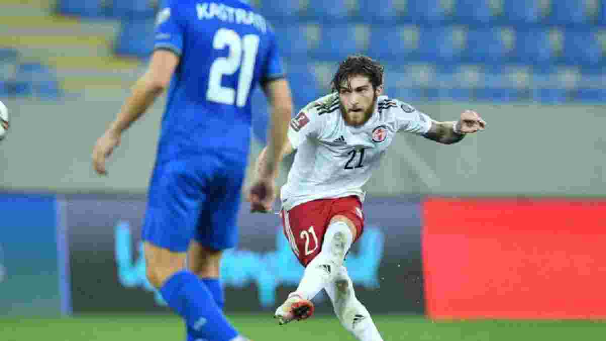 Цитаишвили философски прокомментировал неудачный дебют за сборную Грузии