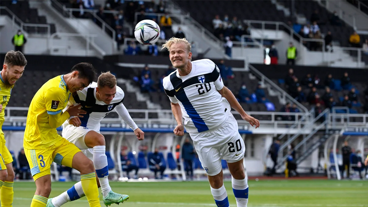 Фінляндія – Казахстан: звіт матчу відбору ЧС-2022