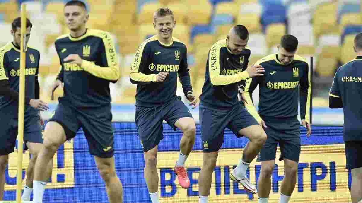 Збірна України провела тренування перед матчем з Францією