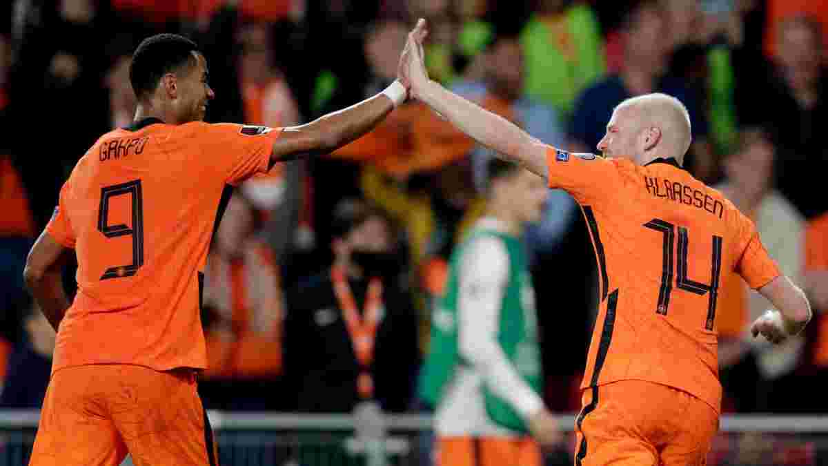 Шоу Депая и Гакпо в видеообзоре матча Нидерланды – Черногория