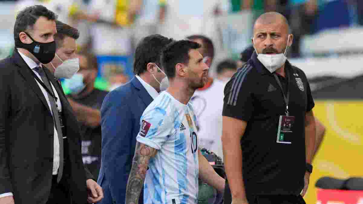 Бразилія – Аргентина: матч офіційно перенесений  – поліція намагалася арештувати партнерів Мессі прямо на полі