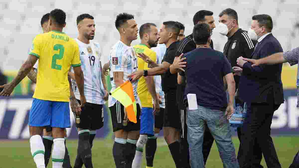 "Вони повинні були очікувати на депортацію", – у Бразилії пояснили скандал навколо матчу проти Аргентини