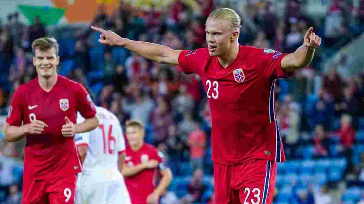 Хет-трик Холанда у відеоогляді матчу Норвегія – Гібралтар – 5:1
