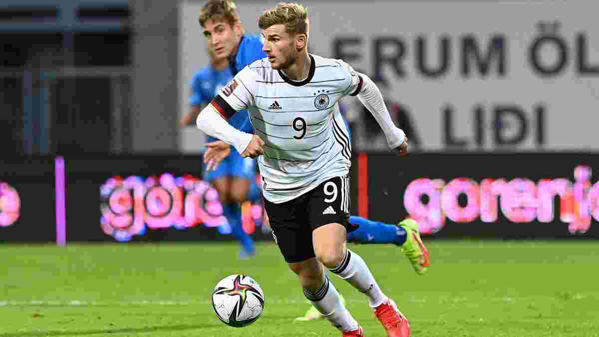 Промах Вернера по порожніх воротах у відеоогляді матчу Ісландія – Німеччина – 0:4