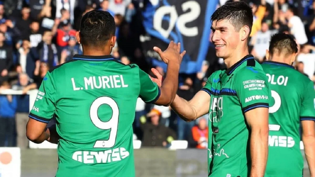 Луис Муриель и Руслан Малиновский / Twitter Аталанты