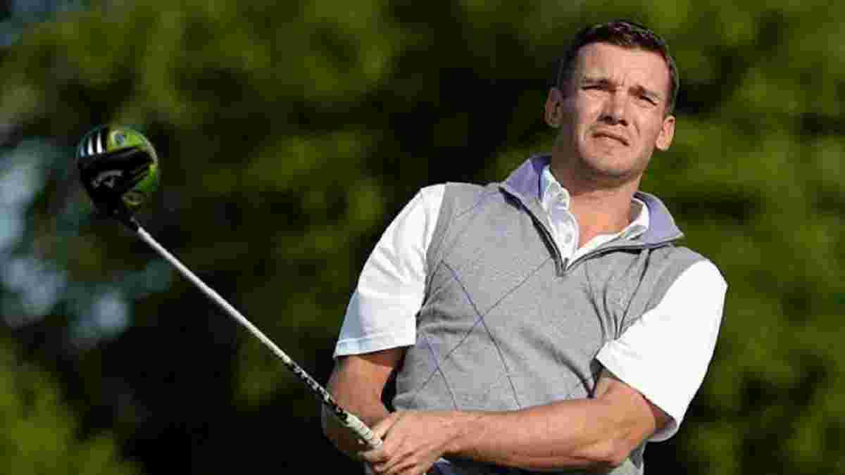 Шевченко с другими легендами спорта принял участие в турнире по гольфу