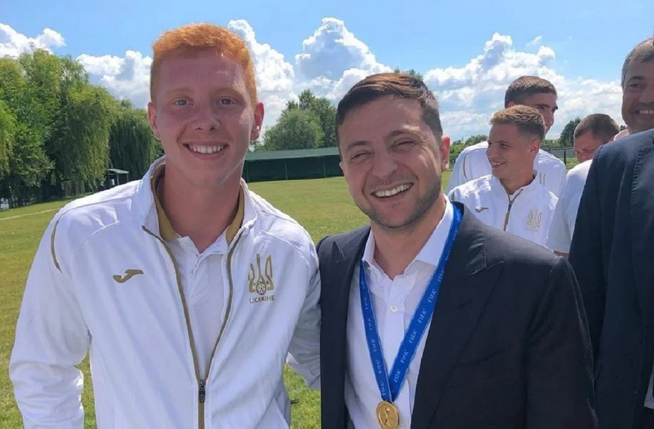 Ефим Конопля и Владимир Зеленский / Фото Instagram