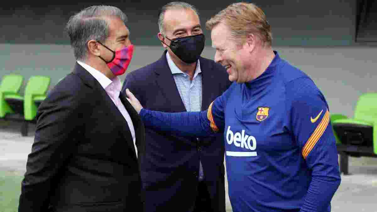 "Благодаря мне у Барселоны есть будущее": Куман наехал на Лапорту за утечки информации по контракту с клубом
