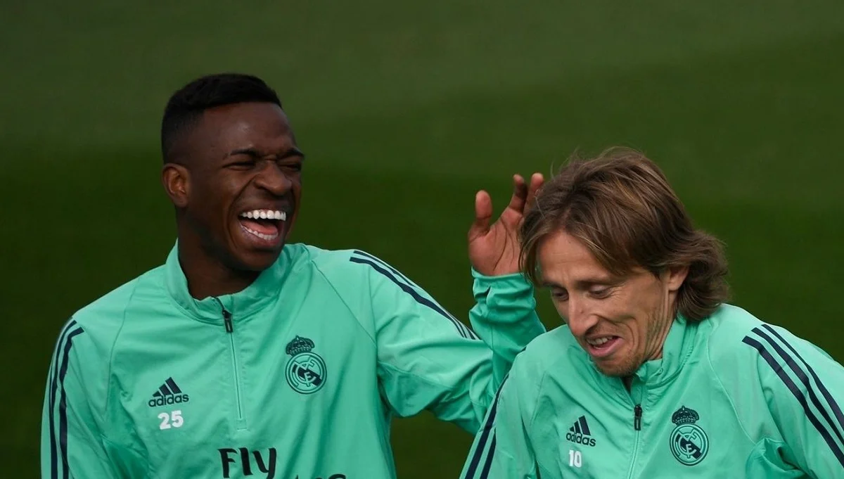 Винисиус Жуниор и Лука Модрич / AFP