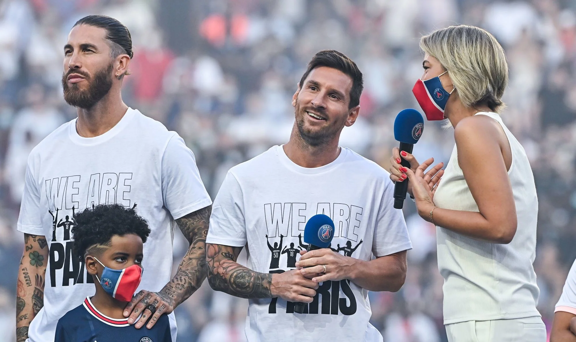 Серхіо Рамос та Ліонель Мессі / Фото ПСЖ