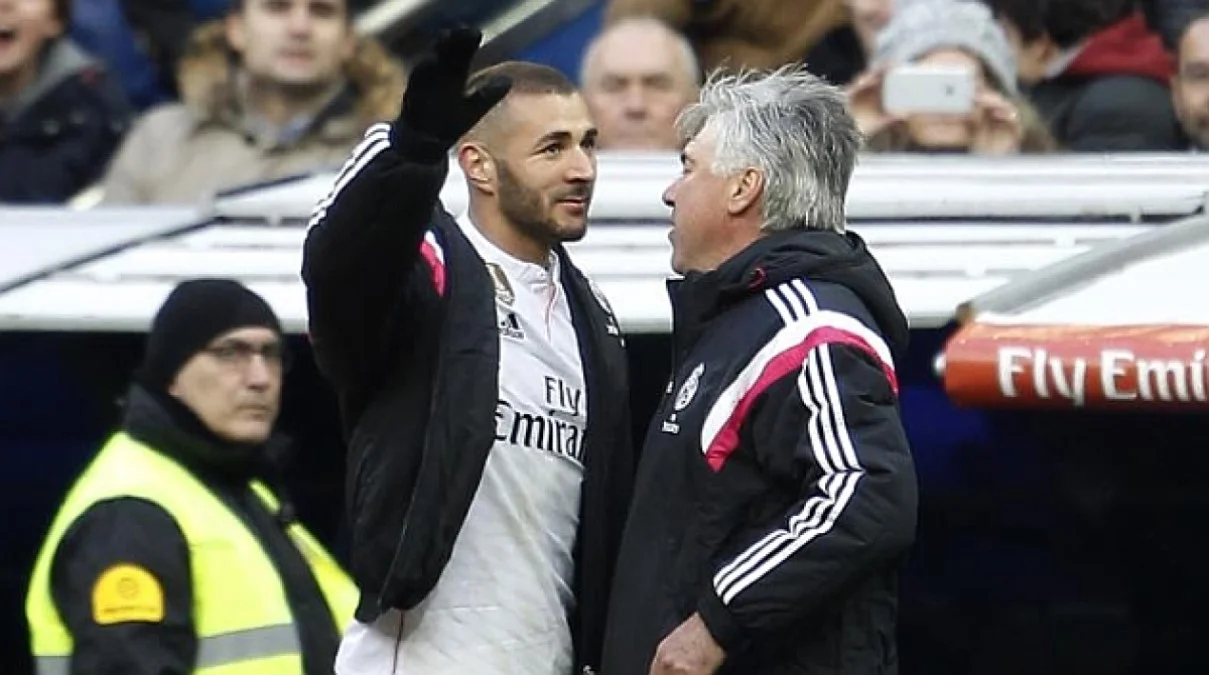 Карім Бензема та Карло Анчелотті / Marca