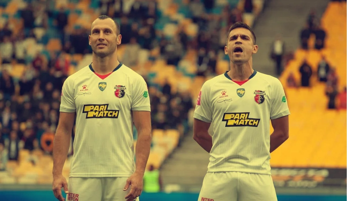 Михайло Шестаков і Сергій Панасенко / Фото ФК Верес