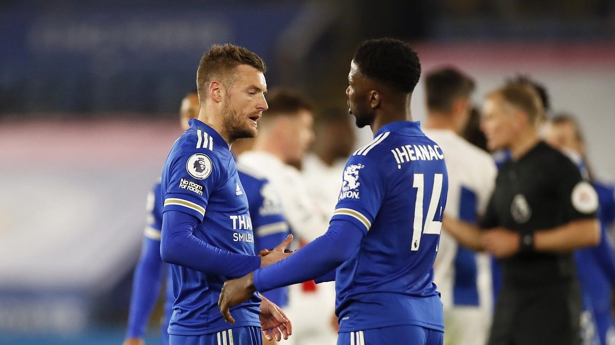 Джейми Варди и Келечи Ихеаначо / Getty Images