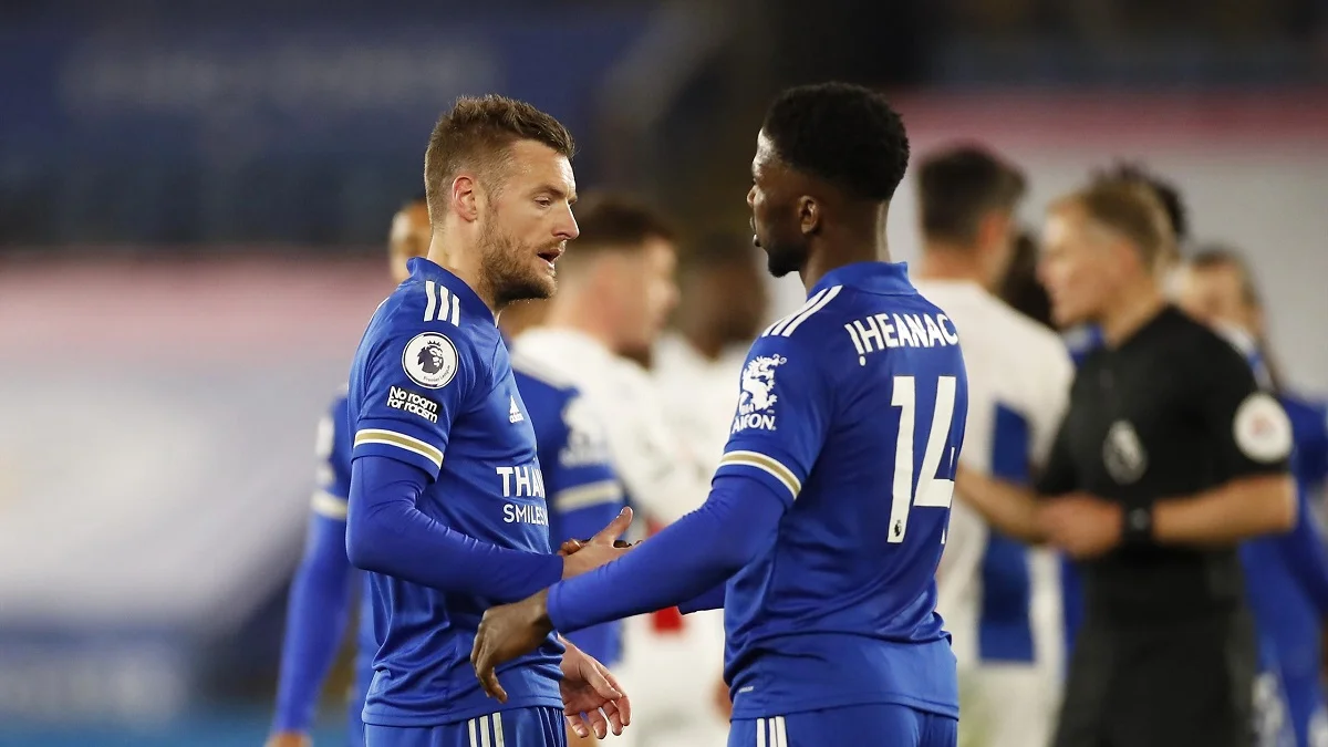 Джейми Варди и Келечи Ихеаначо / Getty Images