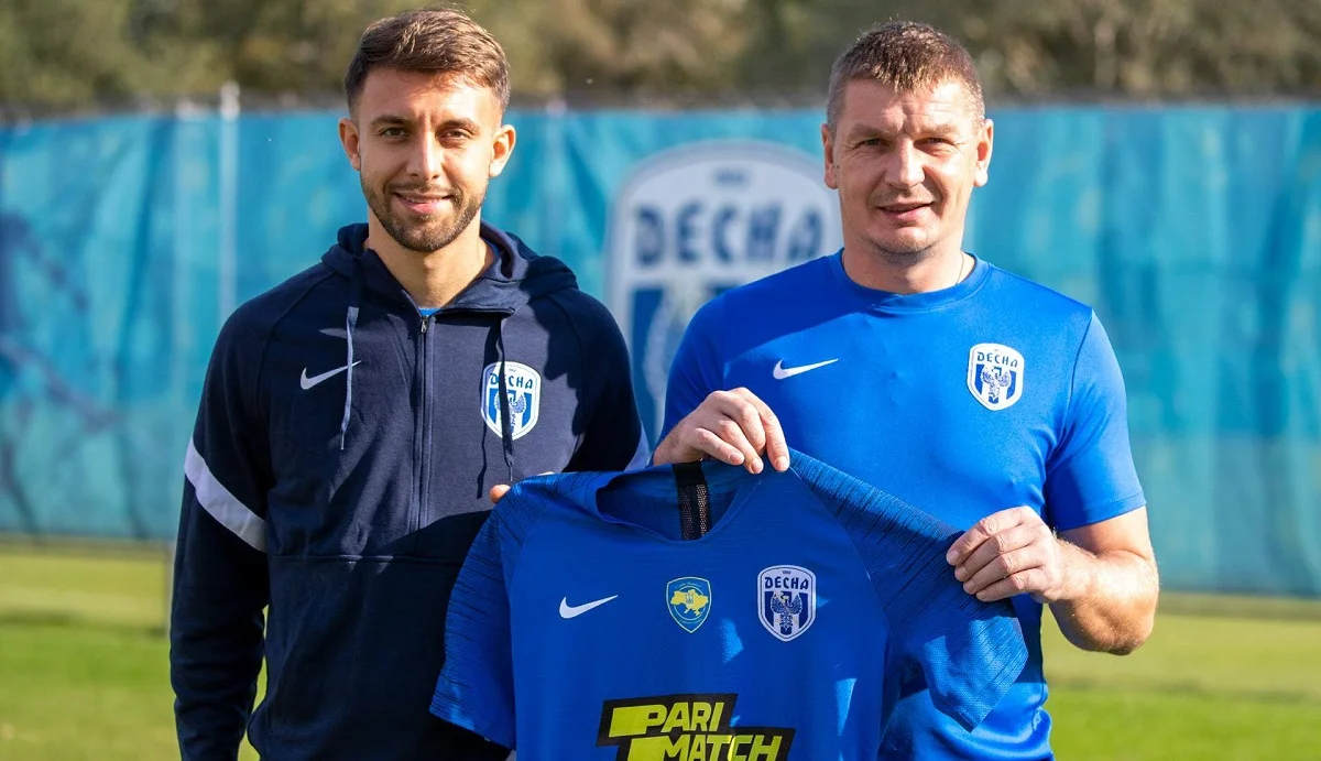 Владлен Юрченко (ліворуч) / ФК Десна