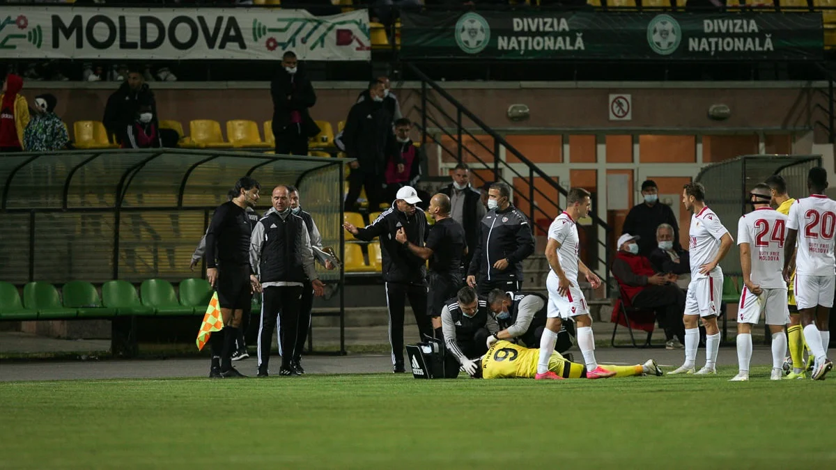 Юрій Вернидуб в матчі з Мілсамі / Facebook Шерифа