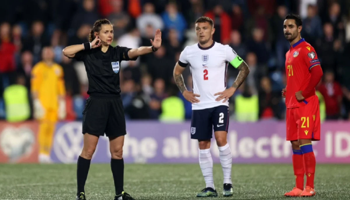 Екатерина Монзуль в матче Андорра – Англия 09 10 2021 / Getty Images