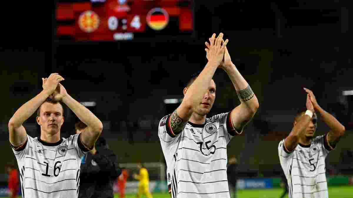 Достроковий вихід Бундестім на ЧС-2022 у відеоогляді матчу Північна Македонія – Німеччина – 0:4