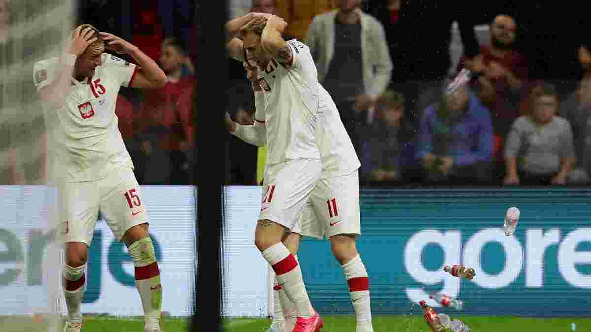 Левандовски и компания попали под "обстрел" разъяренных албанских фанов – скандал в отборе на чемпионат мира